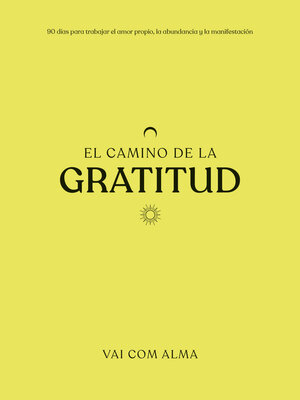 cover image of El camino de la gratitud